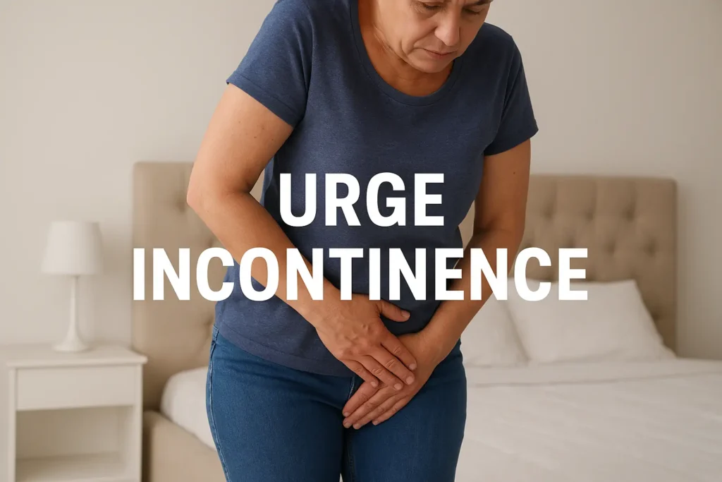 how to manage urge incontinence Burley symptoms