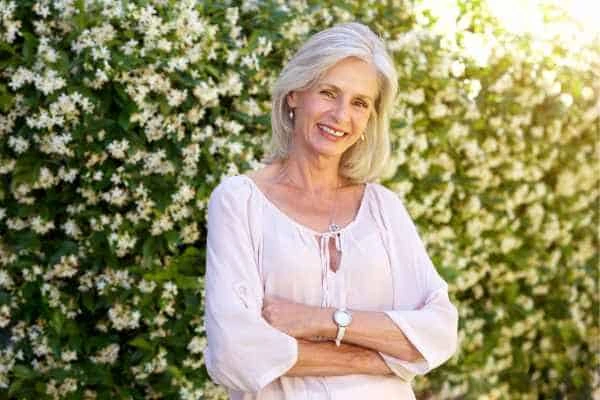 Older woman happy with urinary incontinence treatment Burley